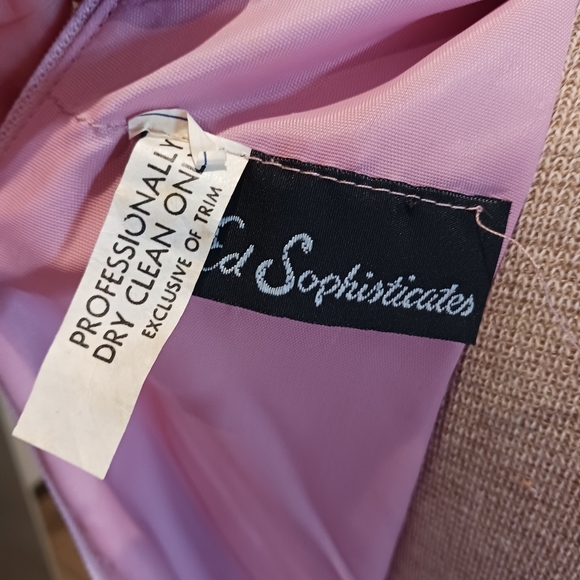 Vintage JoEd Sophisticates Formal Womens Dress 1970s S/M Floral Wedding Guest - Picture 9 of 16